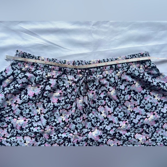 Mossimo Blue Purple Floral Ruffle Shorts Small - Picture 6 of 9